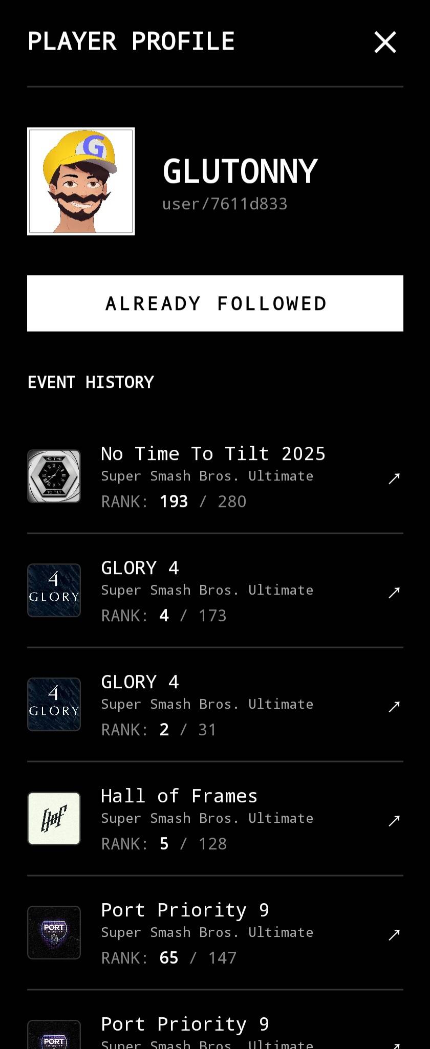 Pocket Bracket App Screen 2